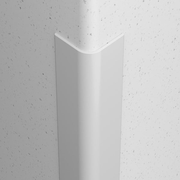 Bullnose White Corner Guards - Polycarbonate/Lexan