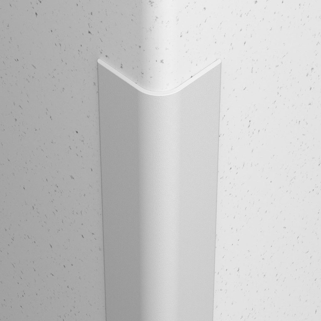 Bullnose White Corner Guards - Vinyl/PVC